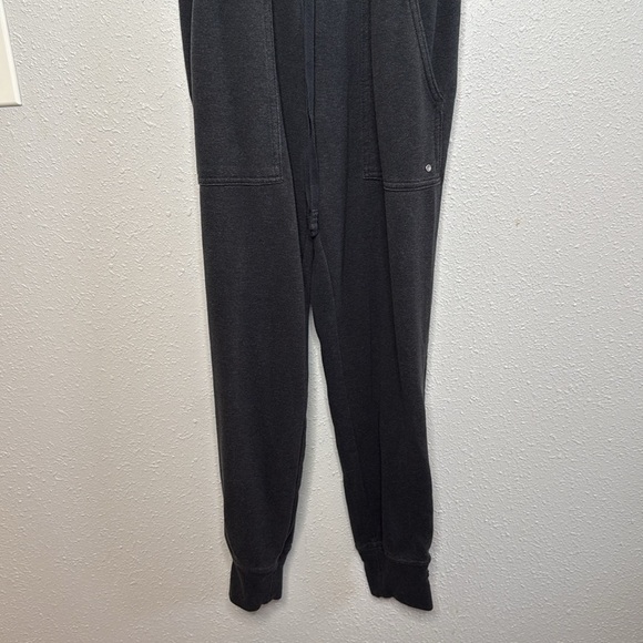 Prana Women's Dark Gray Cozy Up Pull-On Tank Jumpsuit Size Medium - Picture 4 of 5